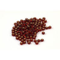 SEED BEAD NO. 8 SILVERLINED BROWN